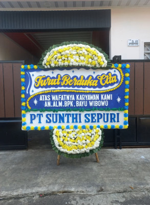 Papan Bunga Duka di Salamsari